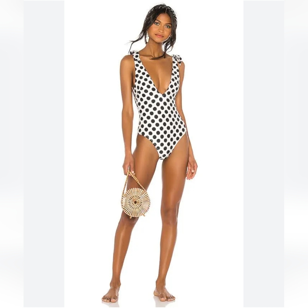 Zimmermann Honour Tie Plunge One Piece Size 0/2-4